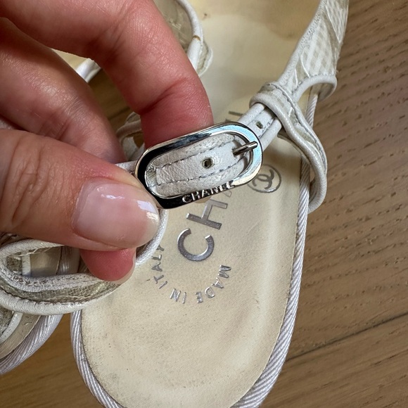 Chanel mesh sling back heels - Picture 6 of 9